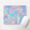 faux holographic opal mouse pad