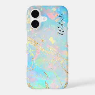 FAUX holographic opal stone iPhone 17 Case