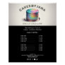 Faux Holographic Rainbow Glitter Cake Bakery Poster