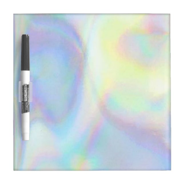 FAUX holographic style Dry Erase Board (Front)