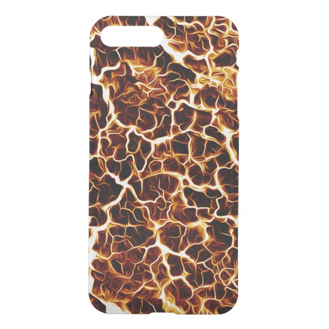 Faux Hot Lava Texture Uncommon iPhone Case (Back)