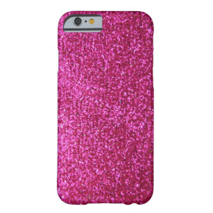 Hot Pink Glitter Iphone 6 6s Cases Cover Zazzle