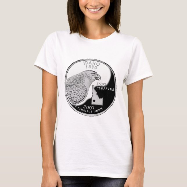 Faux Idaho State Quarter T-Shirt (Front)