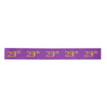[ Thumbnail: Faux/Imitation Gold "29th" Event Number (Purple) Ribbon ]