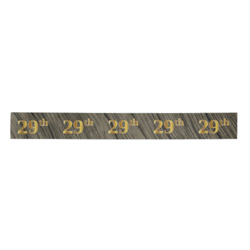 FauxImitation Gold 29th Event Number Rustic Satin Ribbon