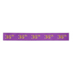 [ Thumbnail: Faux/Imitation Gold "36th" Event Number (Purple) Ribbon ]
