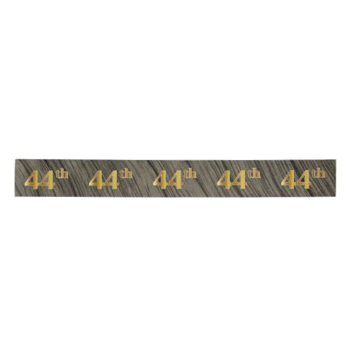FauxImitation Gold 44th Event Number Rustic Satin Ribbon
