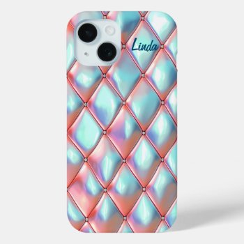 Faux Iridescent Mother Of Pearl Case-mate Iphone 15 Case by AutumnRoseMDS at Zazzle