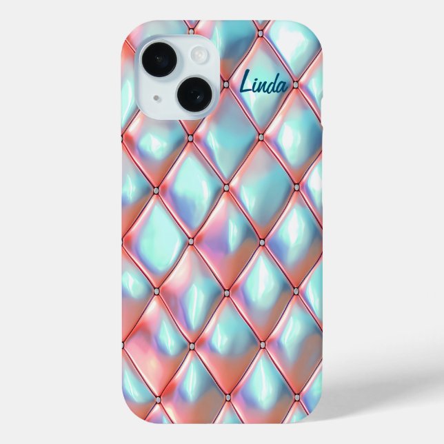 Faux Iridescent Mother+of+Pearl Case-Mate iPhone Case (Back)