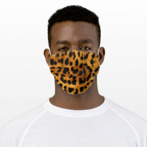 Faux Jaguar Skin Adult Cloth Face Mask