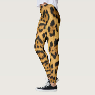Faux Jaguar Skin Leggings