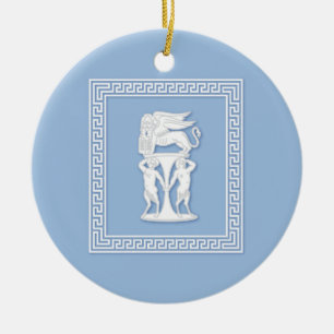 Faux Jasperware Ceramic Ornament