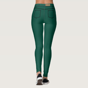 Faux Jeans Funny Leggings