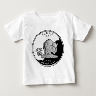 Faux Kansas State Quarter Baby T-Shirt