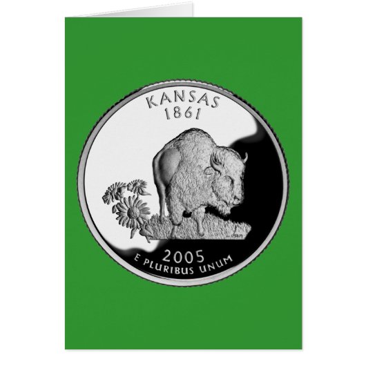 Faux Kansas State Quarter Cards (Front)