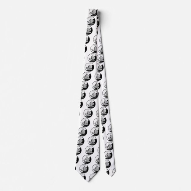 Faux Kansas State Quarter Neck Tie (Front)