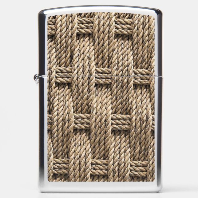 Faux Knitted Cotton Zippo Lighter (Front)