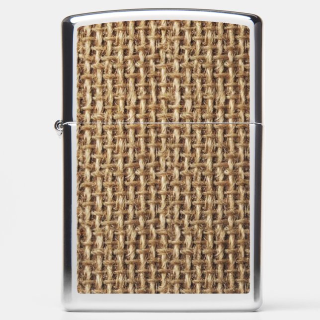 Faux Knitted Cotton Zippo Lighter (Front)