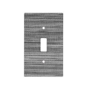 Faux Knitted Gray Light Switch Cover