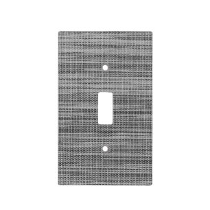 Faux Knitted Gray Light Switch Cover