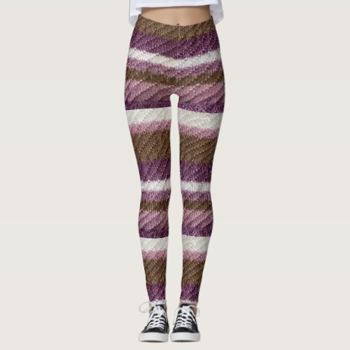 Faux Knitted Leggings