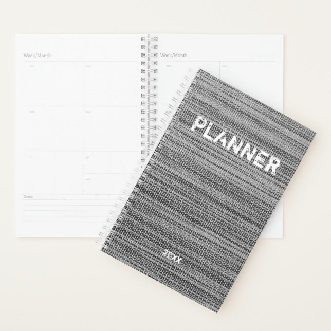 Faux Knitted Planner Personalized (Display)