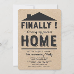 Funny Housewarming Invitations & Invitation Templates | Zazzle