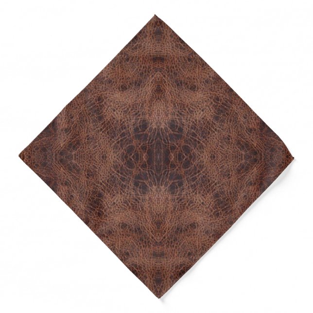 Faux Leather #1 Bandana (Front)