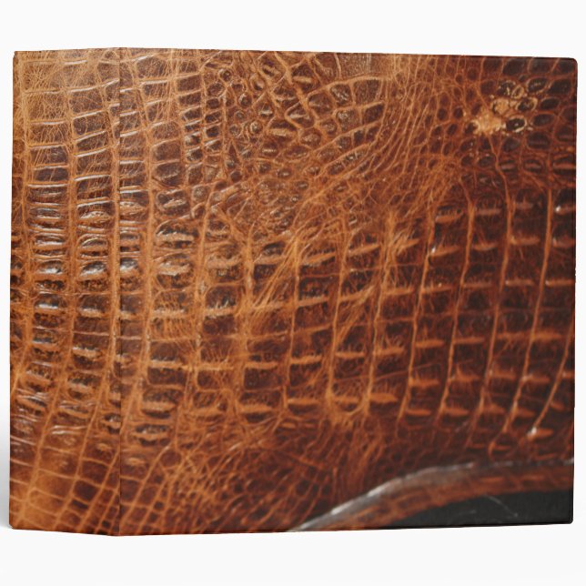 Faux Leather 3 Ring Binder (Front/Spine)