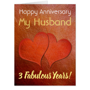 happy 3rd anniversary to my husband