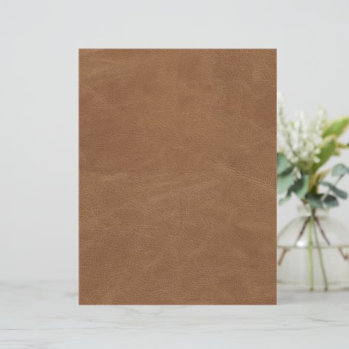 Faux Leather Brown Scrapbook Paper Zazzle