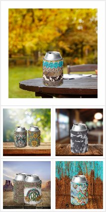 Faux Leather Drinkware Creations