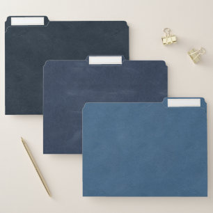 Faux Leather File Folder