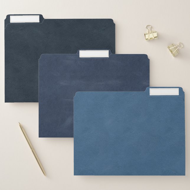 Faux Leather File Folder (Set)