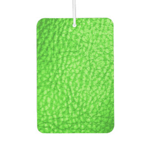 Faux Leather Light Lime Air Freshener