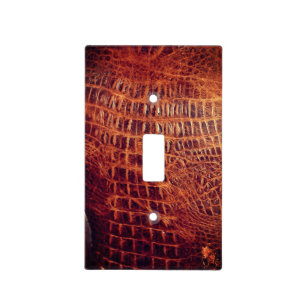 Faux Leather Light Switch Cover