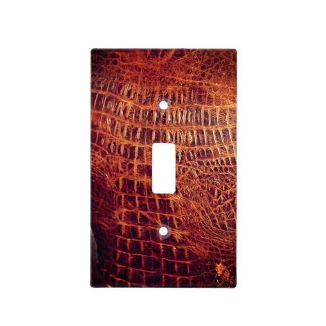 Faux Leather Light Switch Cover (Front)