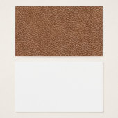 Faux Leather Natural Brown (Front & Back)