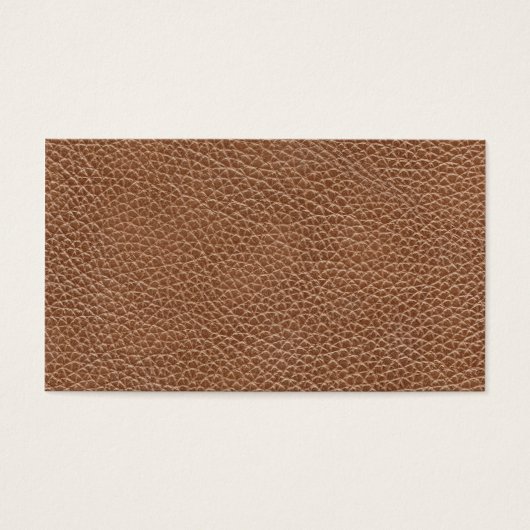Faux Leather Natural Brown (Front)