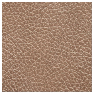 Faux Leather Natural Brown Fabric
