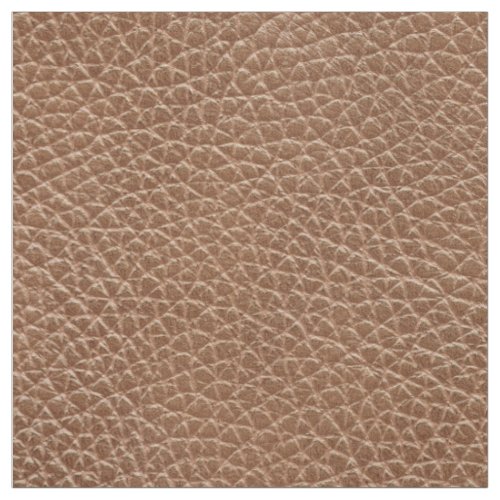 Faux Leather Natural Brown Fabric