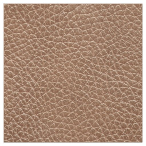 Faux Leather Natural Brown Fabric