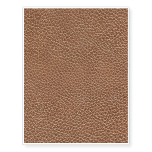 Faux Leather Natural Brown Temporary Tattoos