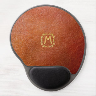Faux Leather Personalised Mouse Pad