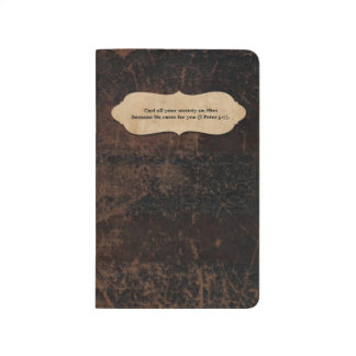 Faux Leather Personalized with Scripture Journal