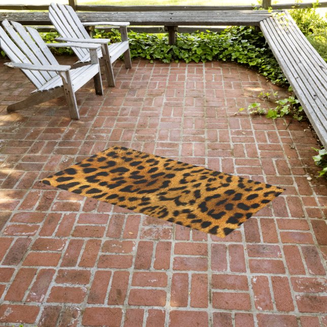Faux Leopard Animal Skin Outdoor Rug (Insitu (Outdoor 3))