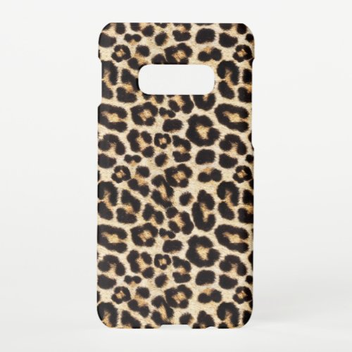 Faux Leopard Fur Beautiful Samsung Galaxy S10E Case