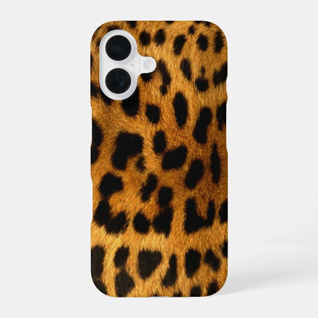 Faux Leopard Skin iPhone Case (Back)