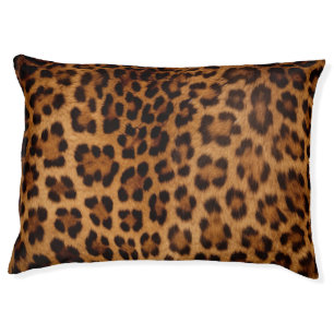  Faux Leopard Skin Print   Large Dog Bed