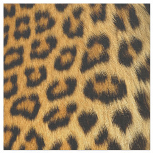 Faux Leopard Spots Fur Fabric